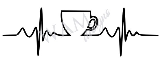 Free Free 216 Coffee Cup Heartbeat Svg SVG PNG EPS DXF File