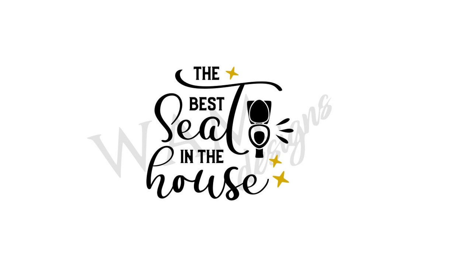 The best seat in the house SVG DXF & PNG Etsy