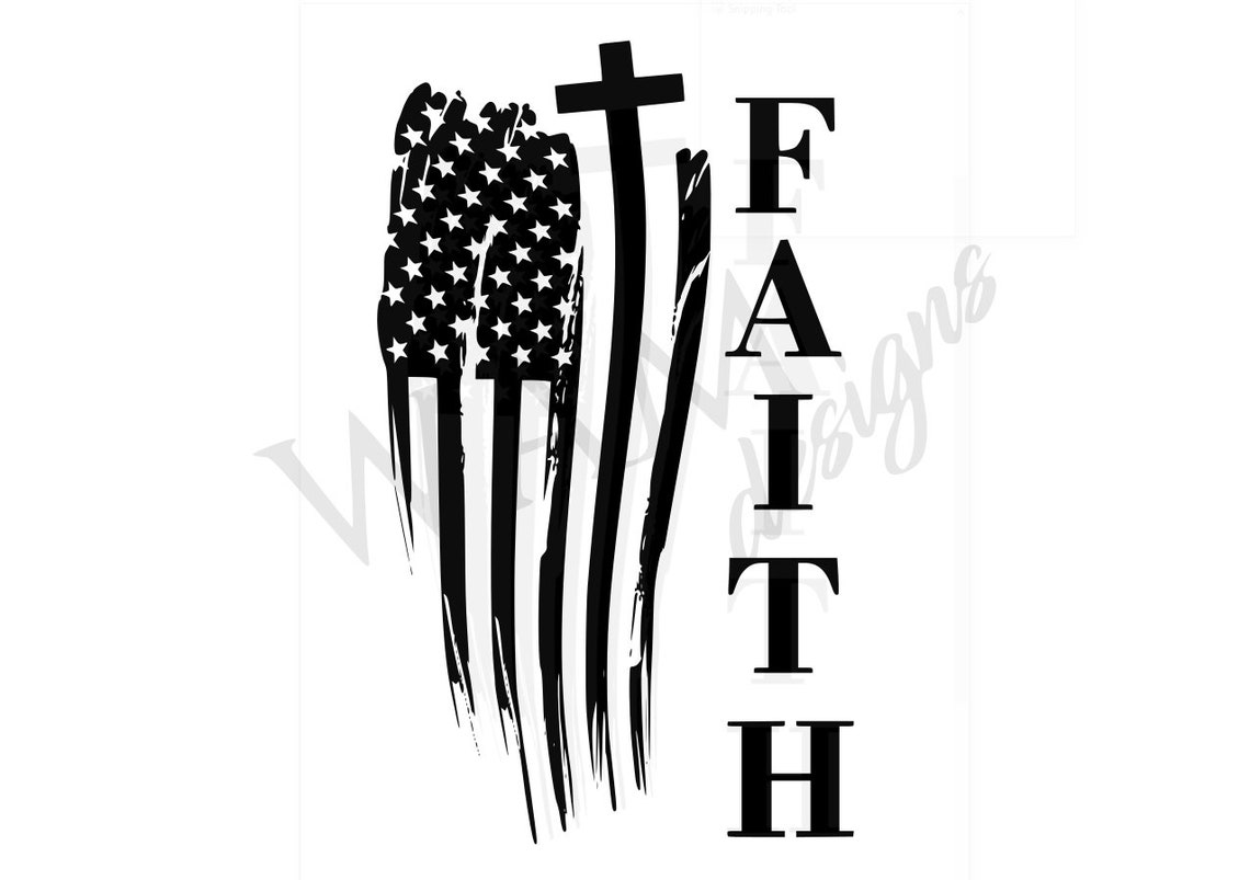 Faith Flag SVG & PNG | Etsy