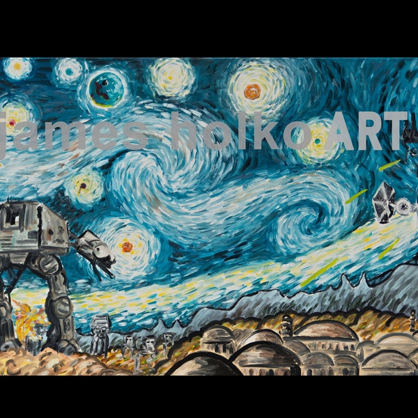 star wars starry night