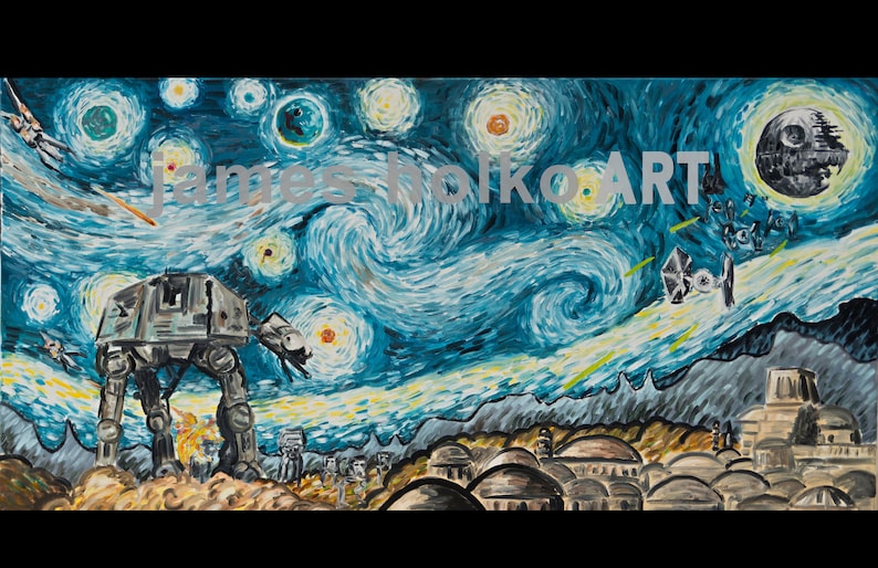 Star Wars Starry Night Etsy