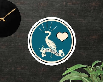 No Egrets sticker