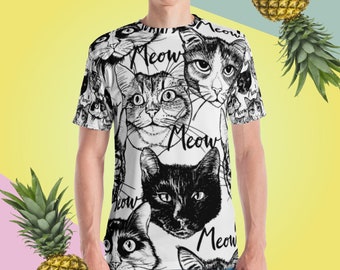 Men&#39;s Cat All over t-shirt