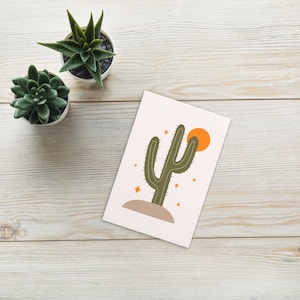 Postal de cactus