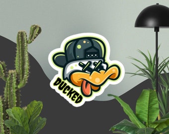 Ducked sticker