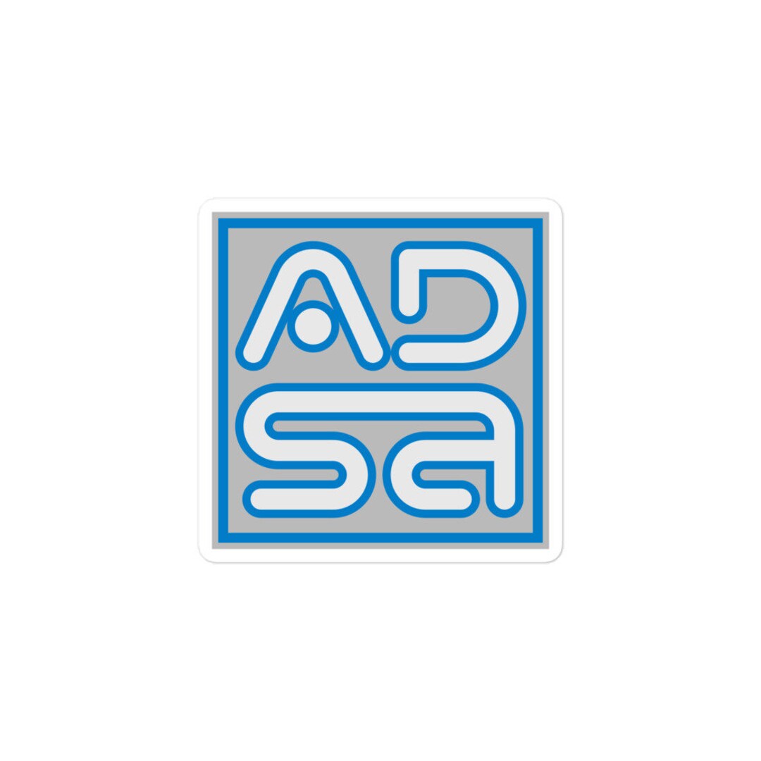 Adga Sticker ADSA Vinyl Sticker - Durable Indoor Use - Etsy