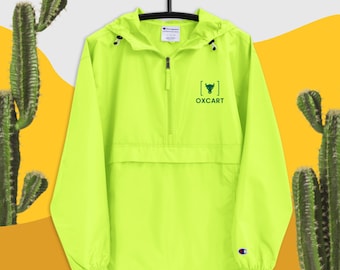 Oxcart Embroidered Champion Packable Jacket