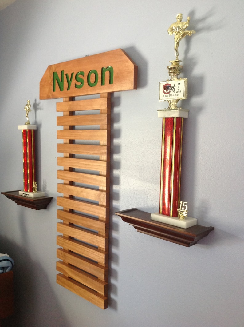 Karate Belt Display Rack Martial Arts Display Rack Holder Etsy