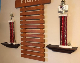 Personalized Martial Arts Belt Holder – Karate, Taekwondo, Judo - Holds 6 Belts