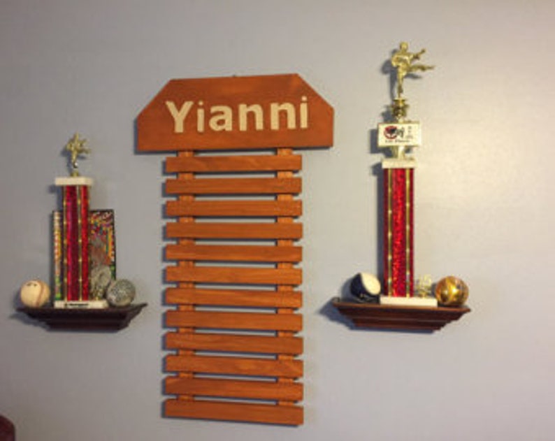 Wall Mount Martial Arts Belt Holder - Holds 13 Karate Belts - 9 color options image 5