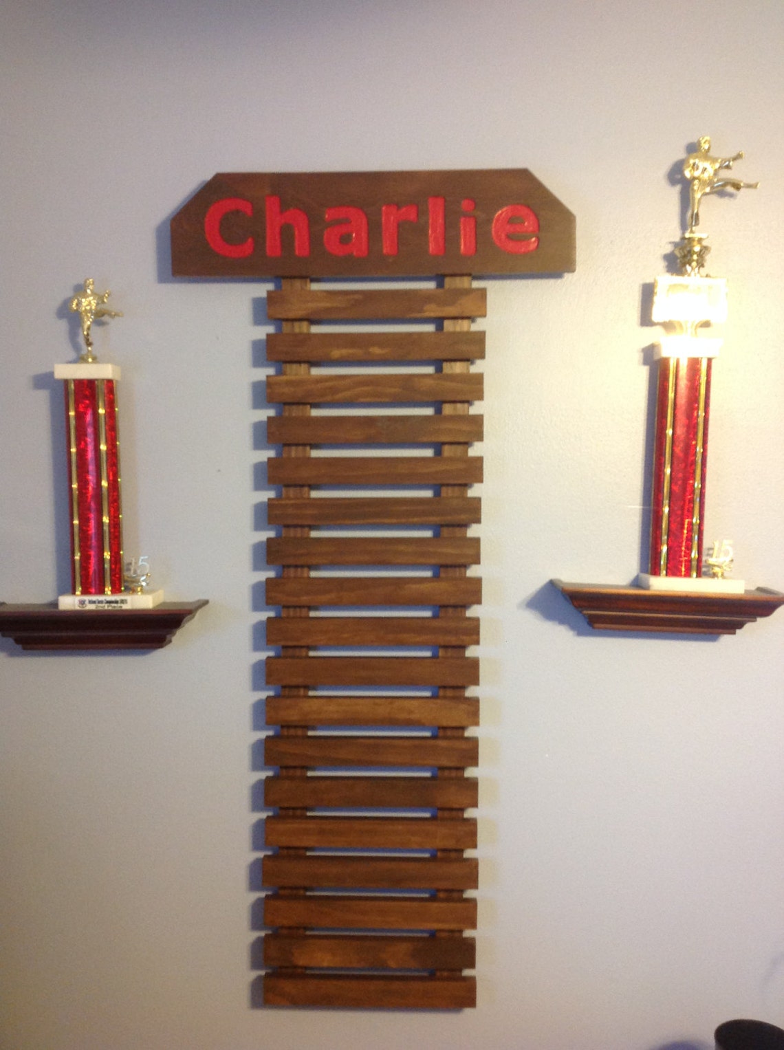 Karate Belt Display Rack Martial Arts Display Rack Holder Etsy