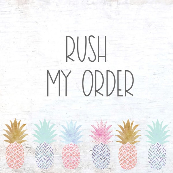 Rush My Order | Add On