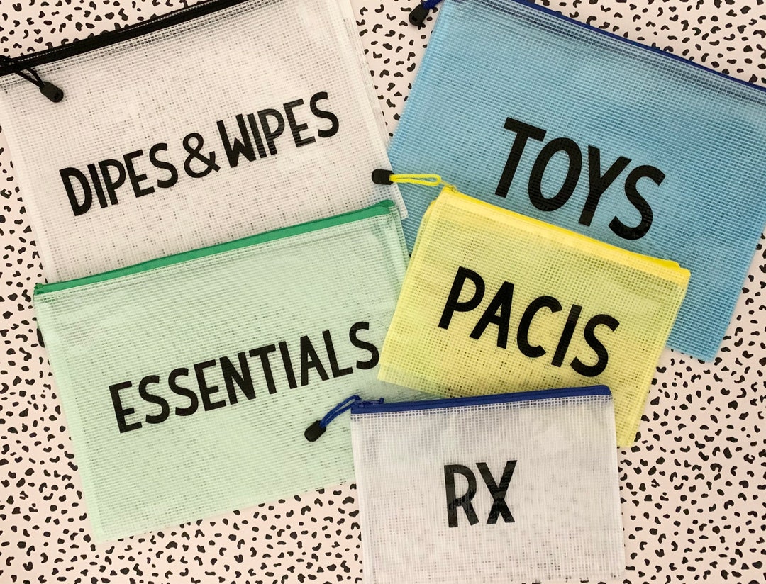 Custom Water Resistant Diaper Bag Organizer Bag Personalized Wet Dry