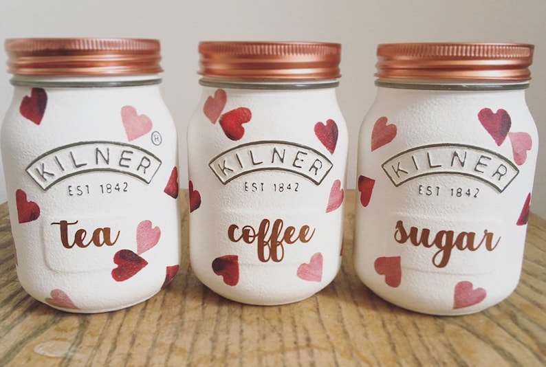 emma bridgewater tea coffee sugar canisters