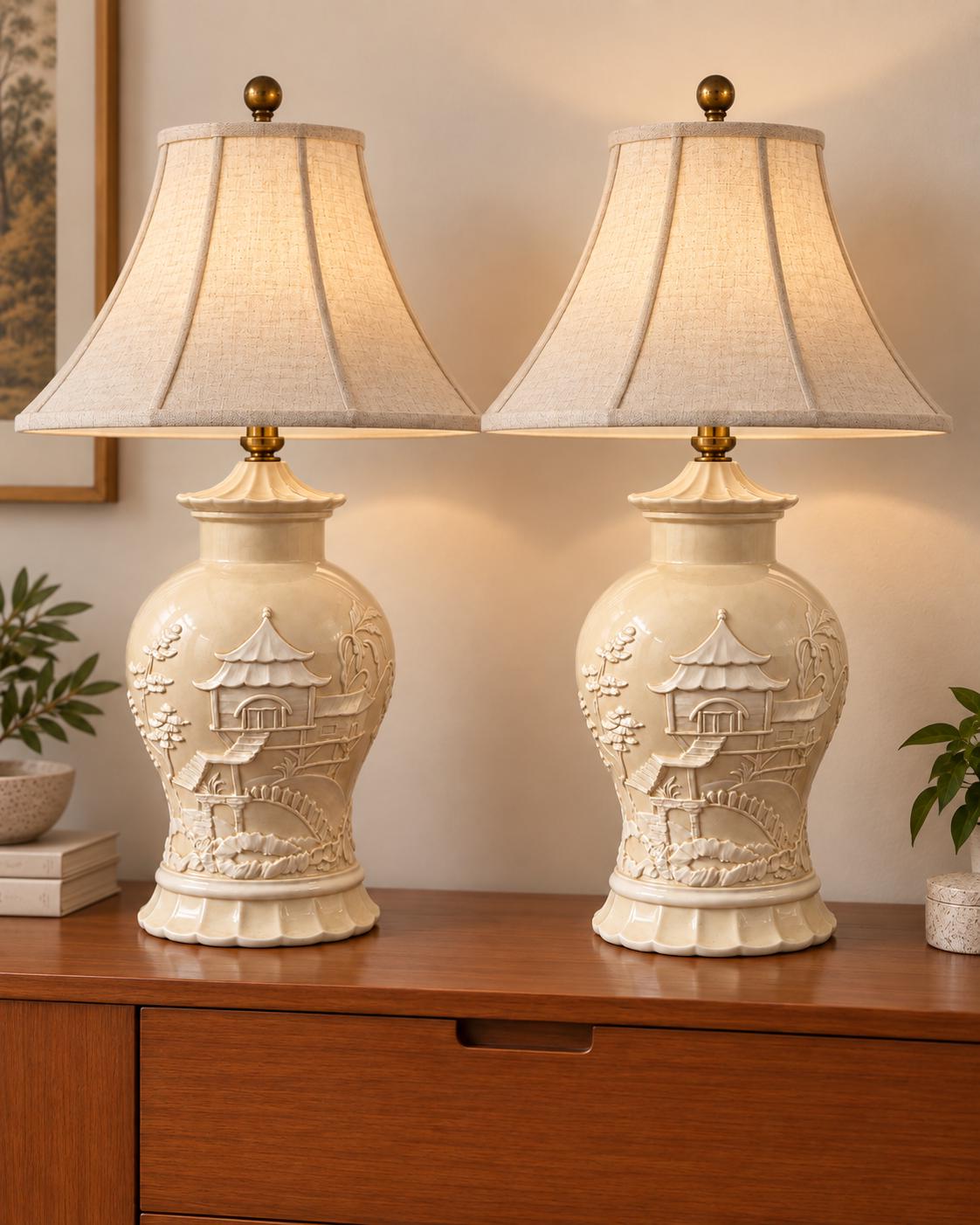 Italian Ceramic 70s Lamp - Etsy