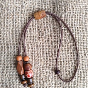 Copper Brown Lariat Hair Tie for Curly, Coily Hair, Locs, Braids, Natural Hair