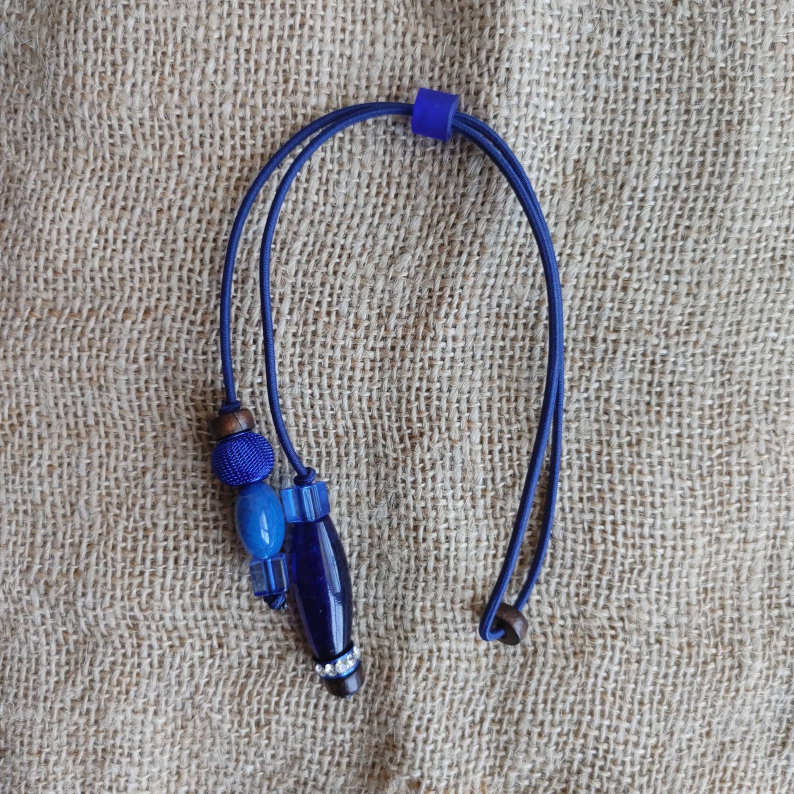 Vibrante corbata azul lariat para rastas locs sisterlocks | Etsy