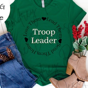 Troop Leader SVG PNG File | DIY Shirt, Tumbler, Notebook, Stickers, Bag, Mug, Gift, pdf