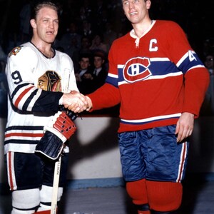 Jean Beliveau Boom Boom Geoffrion /& Henri Richard Photo 16X20