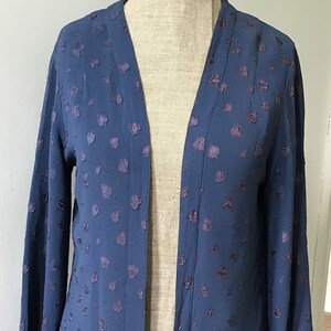 Vintage 1930s crepe jacket blouse