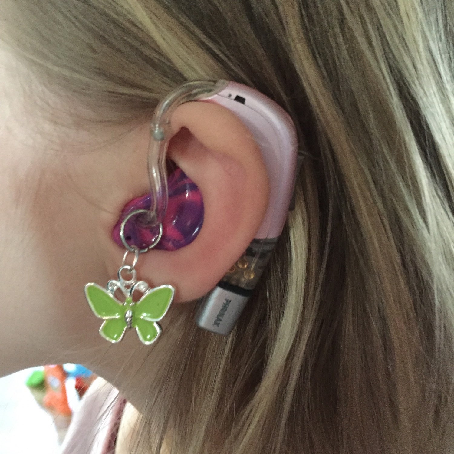 Butterfly and Paw Hearing Aid Jewelry Please Note If You Etsy