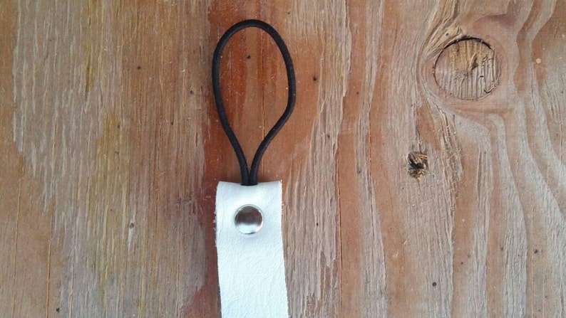 White Egret unisex pacifier clippacifier holder