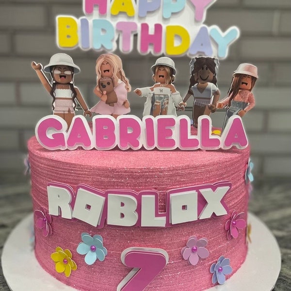 Roblox Cake Topper for Sheet Cake - Etsy