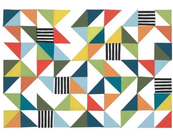 Block Print | Geometric Abstract | Original or Giclee