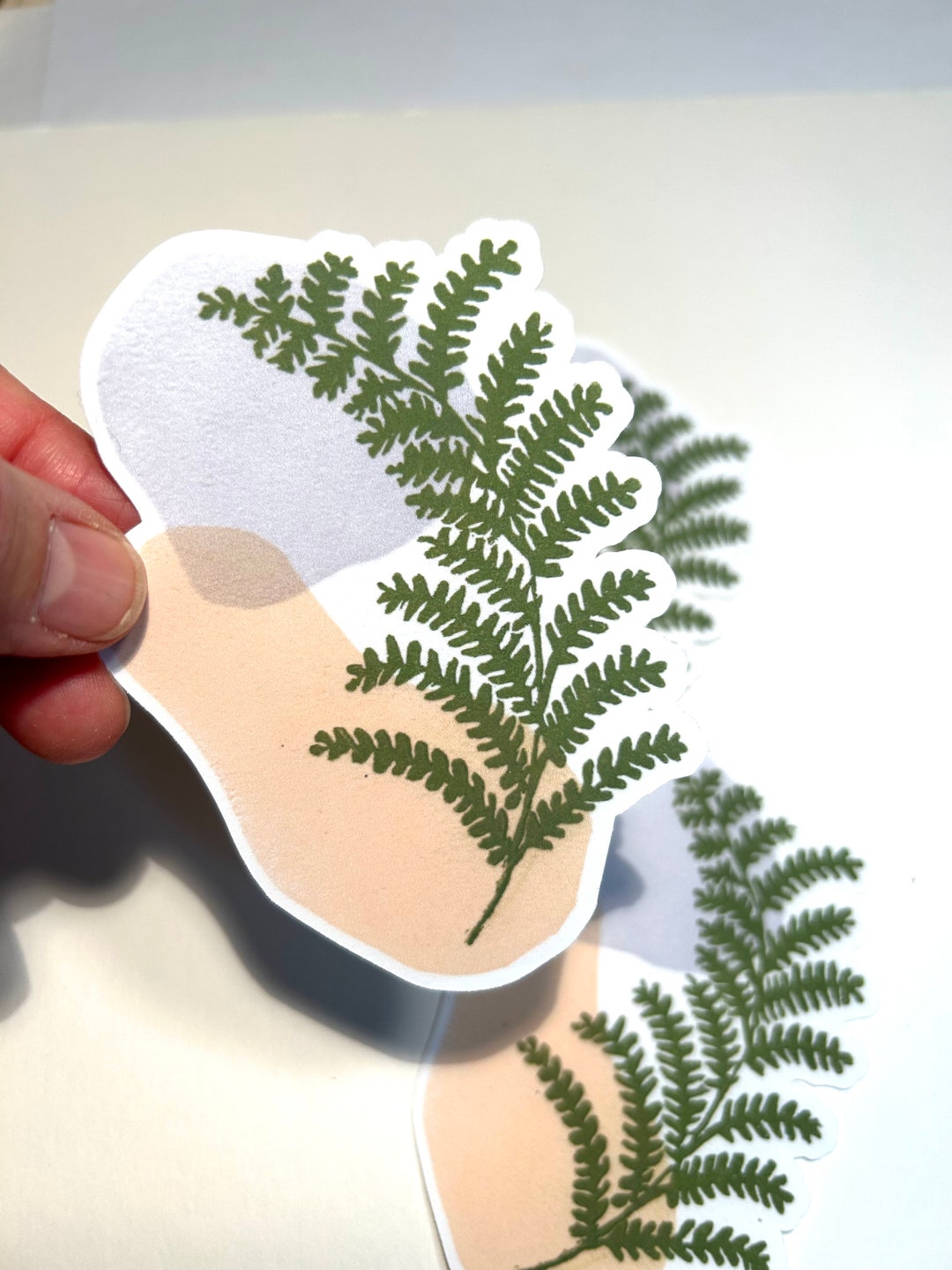 Fern Die Cut Sticker: Waterproof Vinyl, Artist Design - Etsy