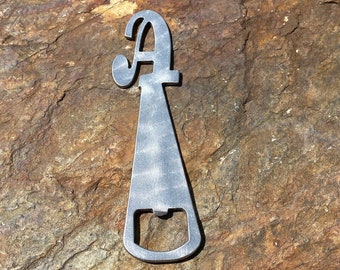 A - I Initial Bottle Openers hand polished