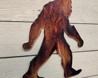 Big Foot Sasquatch Metal Wall Art Handcrafted