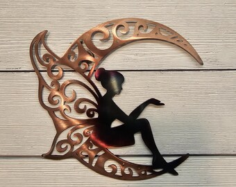 Mystical Fairy Metal Wall Art
