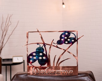 Ladybug Welcome Sign