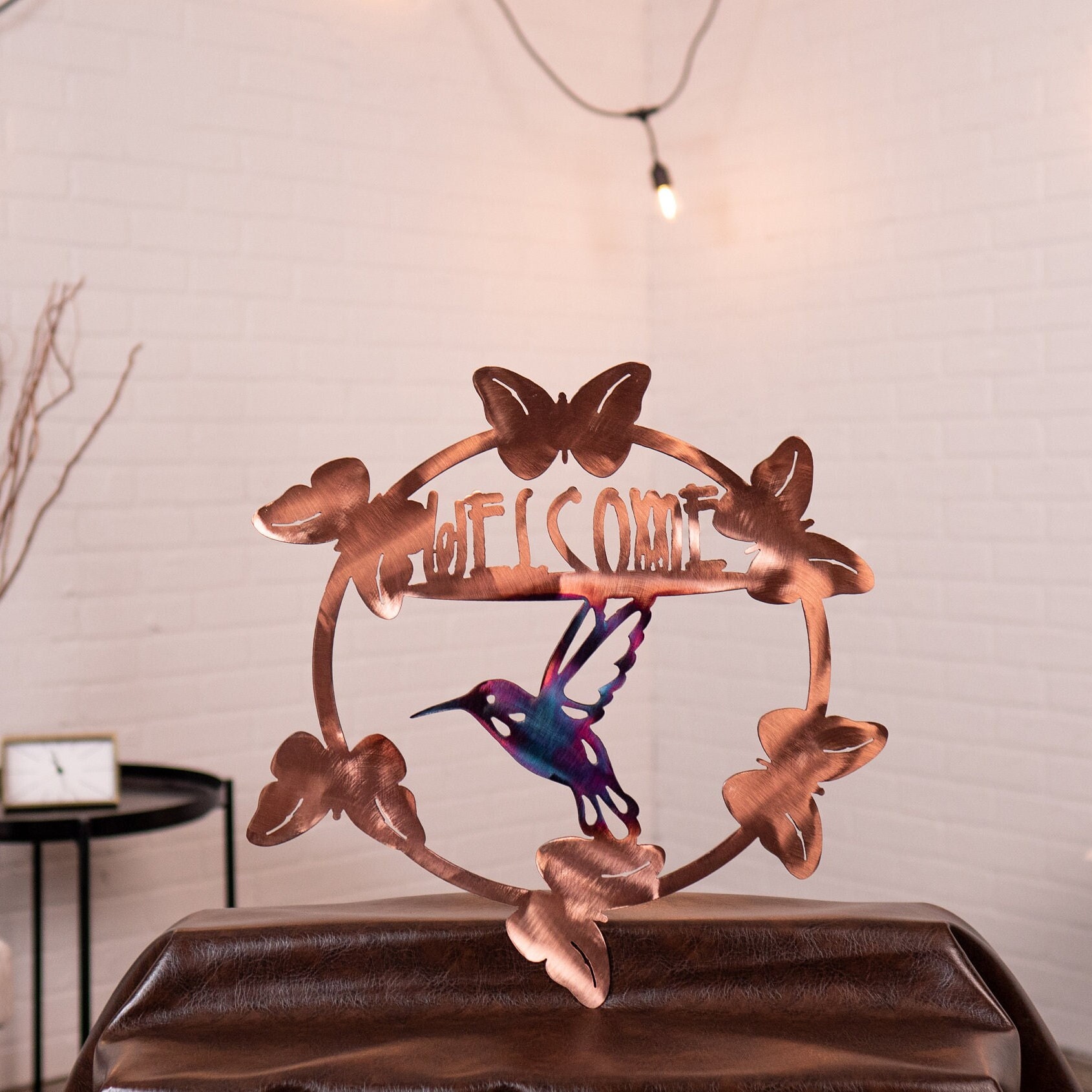 Hummingbird Welcome Sign - Etsy