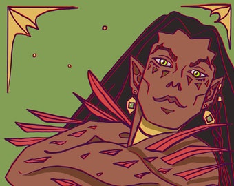 Olrox - Castlevania Nocturne 11 x 17 Art Print