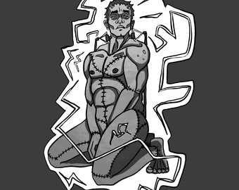 Pinup FRANKENSTEIN’S MONSTER Sticker
