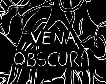 MADE TO ORDER— Vena Obscura Black and Silver Tarot Deck