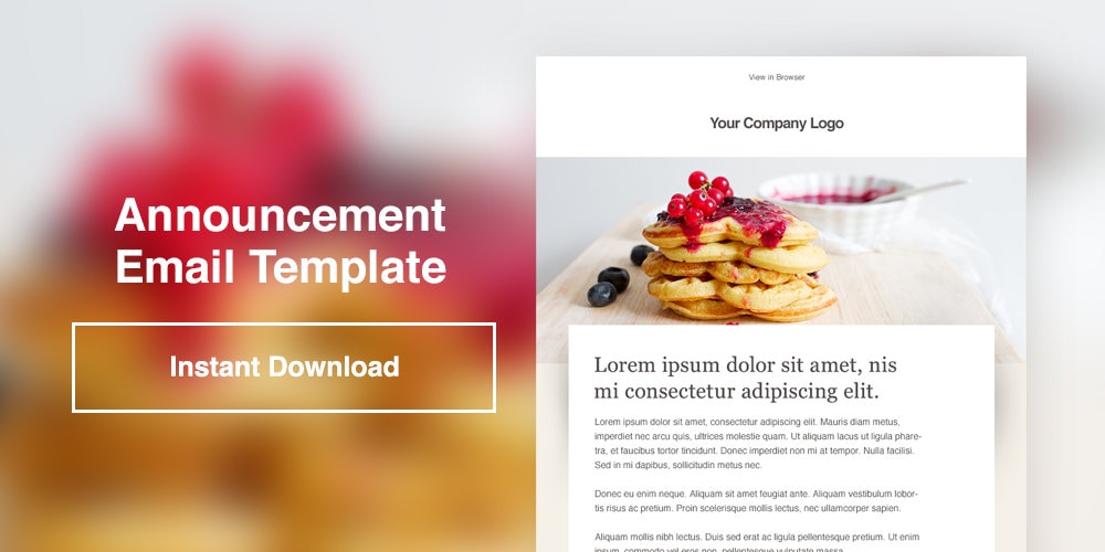 Responsive Html Blog Email Template Etsy Responsive Html Blog Email Template Etsy