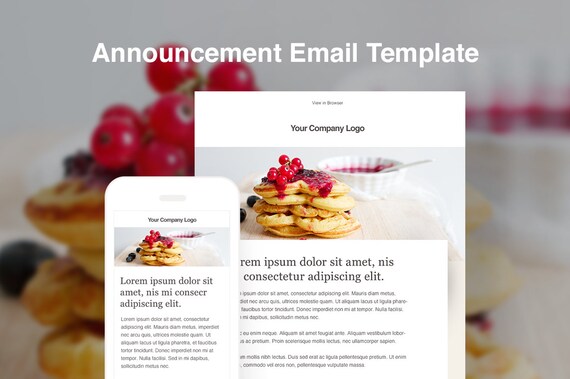 Responsive Html Blog Email Template Etsy Responsive Html Blog Email Template Etsy