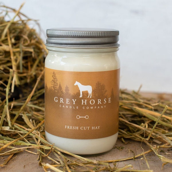 Fresh Cut Hay Candle Etsy