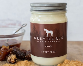 SWEET FEED - All Natural Soy Candle || Hand Poured