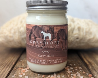 SALTY MARE - Vela de soja totalmente natural // Hecha a mano // Vela de playa