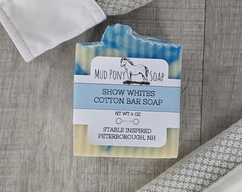 Mud Pony Soap SHOW WHITES Bar Soap