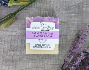 Mud Pony Soap FARM BLOSSOMS Bar Soap