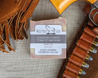 Mud Pony Soap BONAFIDE COWBOY Bar Soap