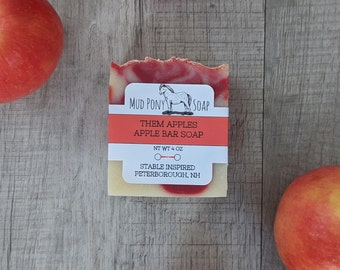 Mud Pony Soap THEM APPLES Bar Soap