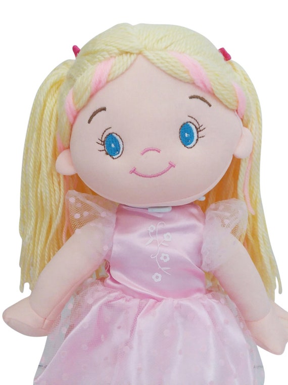 Nissa The Rag Doll Baby Doll Blonde Hair Doll Blonde Hair Etsy