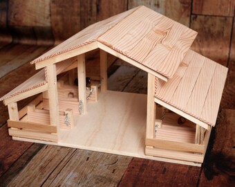 kids wooden barn