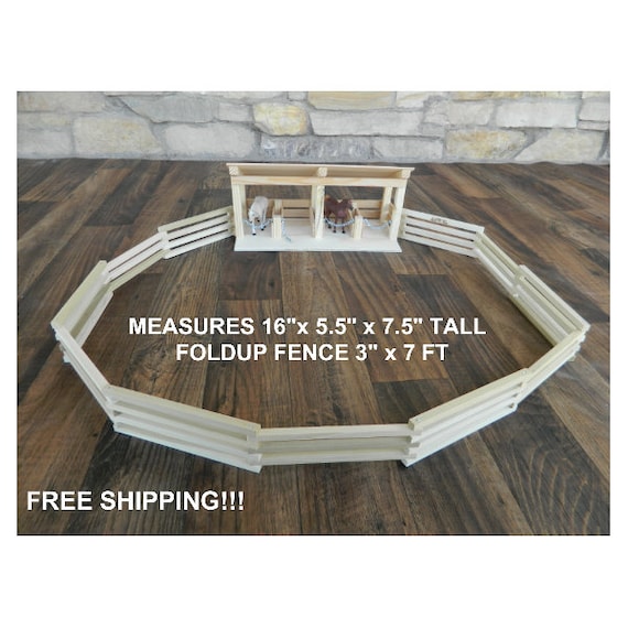 toy horse fence