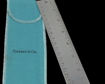 Tiffany & Co. Silver Metric Ruler